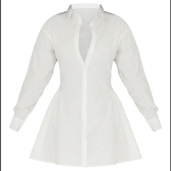 white ruched button down dress Women's ShirtDress Collared Short Sleeve Button Down Ruched Waist A-Line Maxi Dresses Casual Office Tiered Dresses for Women Olive Green 2XL